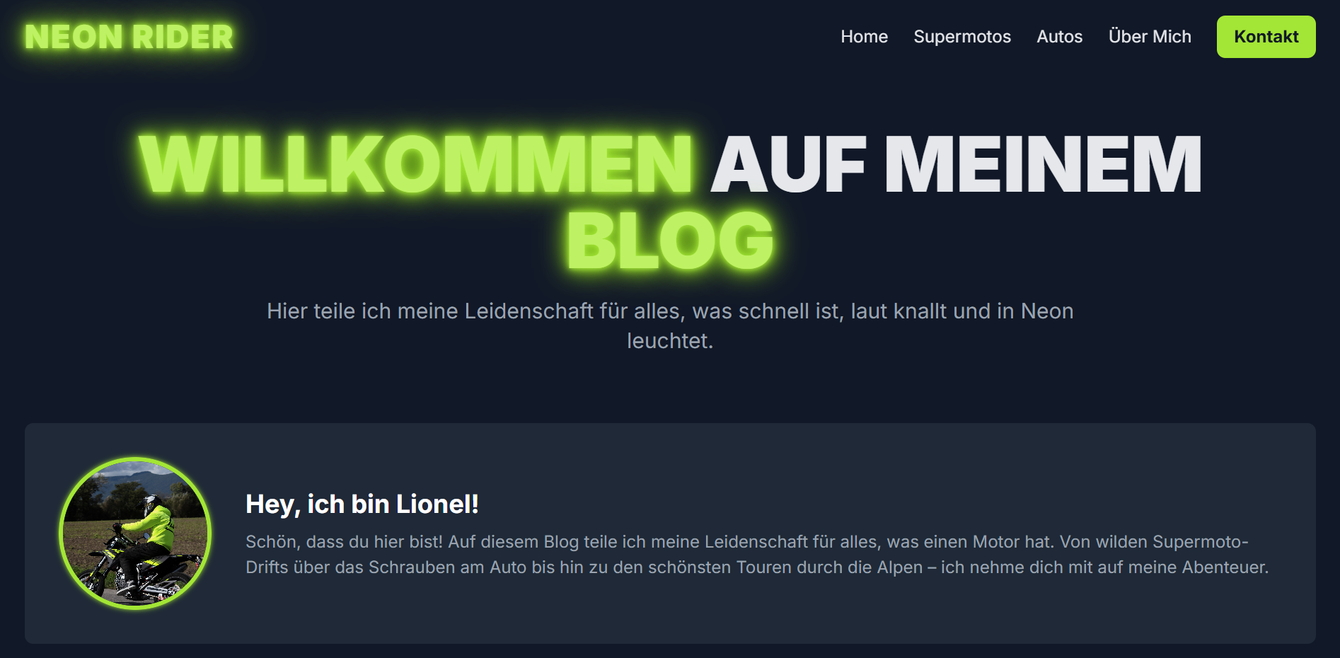 Screenshot von Projekt Drei